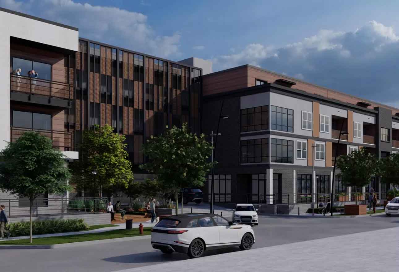 Exterior rendering of The Settler