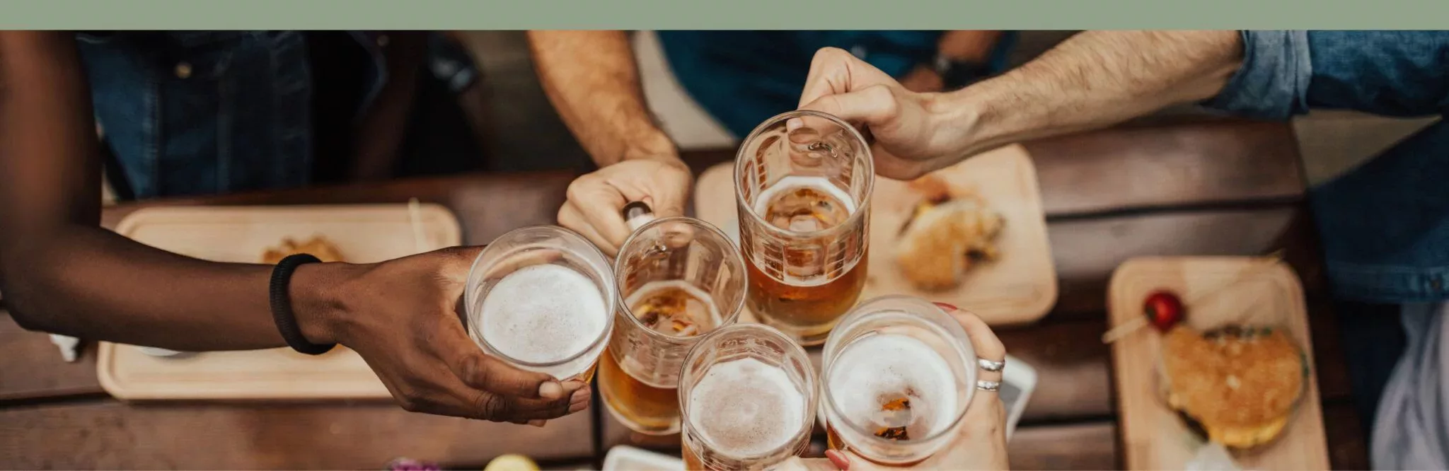 Friends having drinks